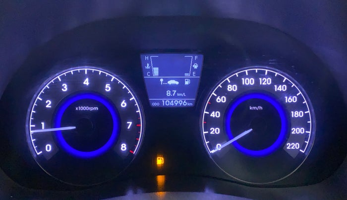 2016 Hyundai Verna FLUIDIC 4S 1.6 VTVT SX, Petrol, Manual, 1,04,996 km, Odometer Image