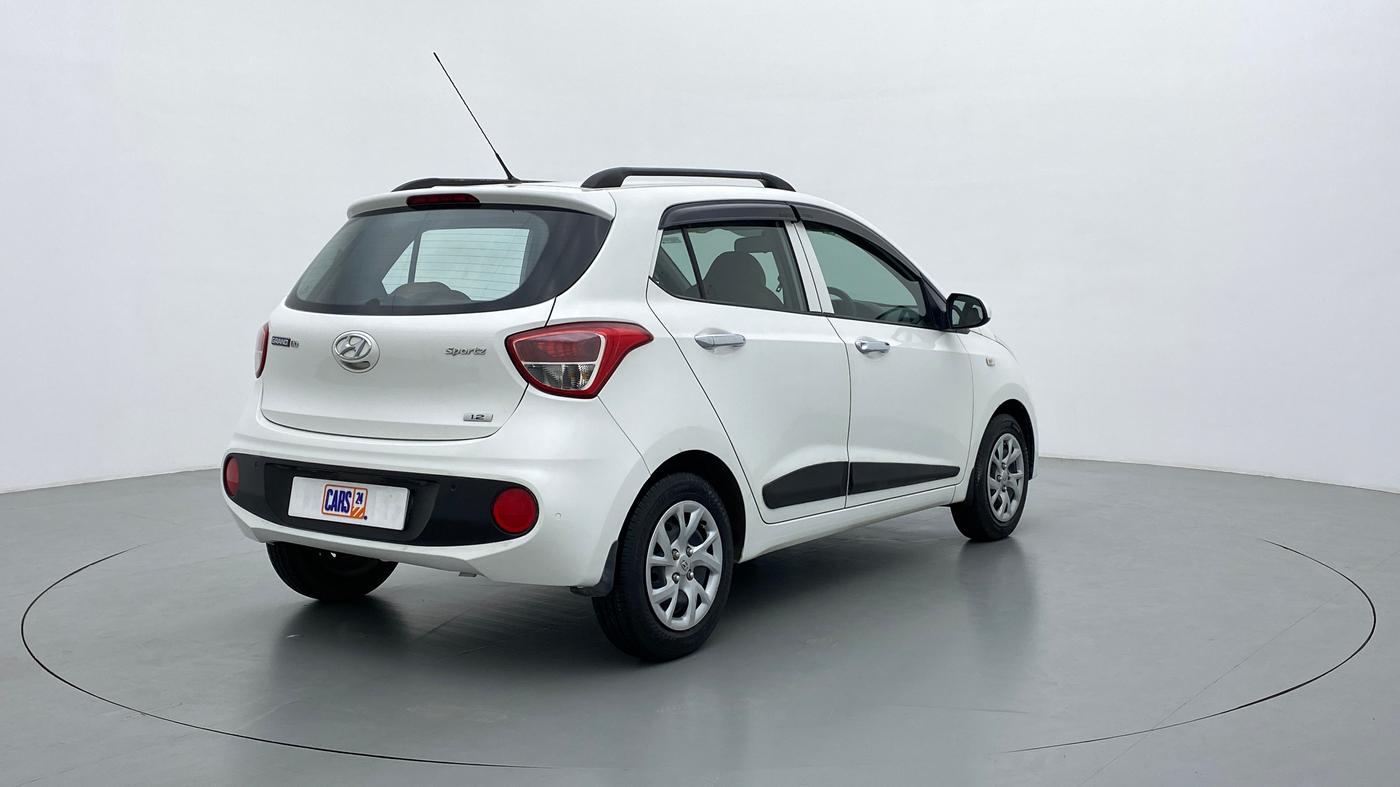 2017 Hyundai Grand i10 SPORTS 1.2 VTVT, Petrol, Manual, 26,693 km, Right Back Diagonal