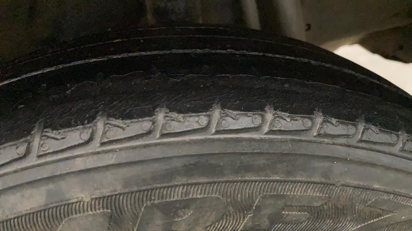 2019 Datsun Go T(O), Petrol, Manual, 45,866 km, Left Rear Tyre Tread