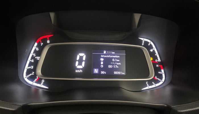 2021 KIA SONET HTX 1.0 IMT, Petrol, Manual, 93,390 km, Odometer Image