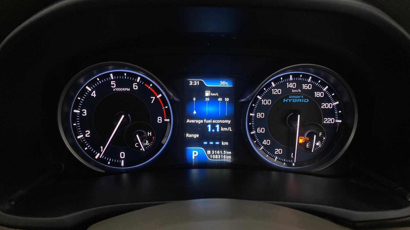2019 Maruti Ertiga ZXI AT SHVS, Petrol, Automatic, 1,08,314 km, Odometer Image