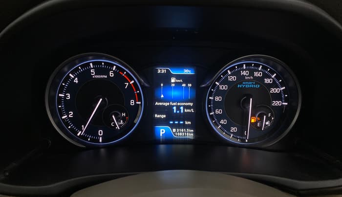 2019 Maruti Ertiga ZXI AT SHVS, Petrol, Automatic, 1,08,314 km, Odometer Image