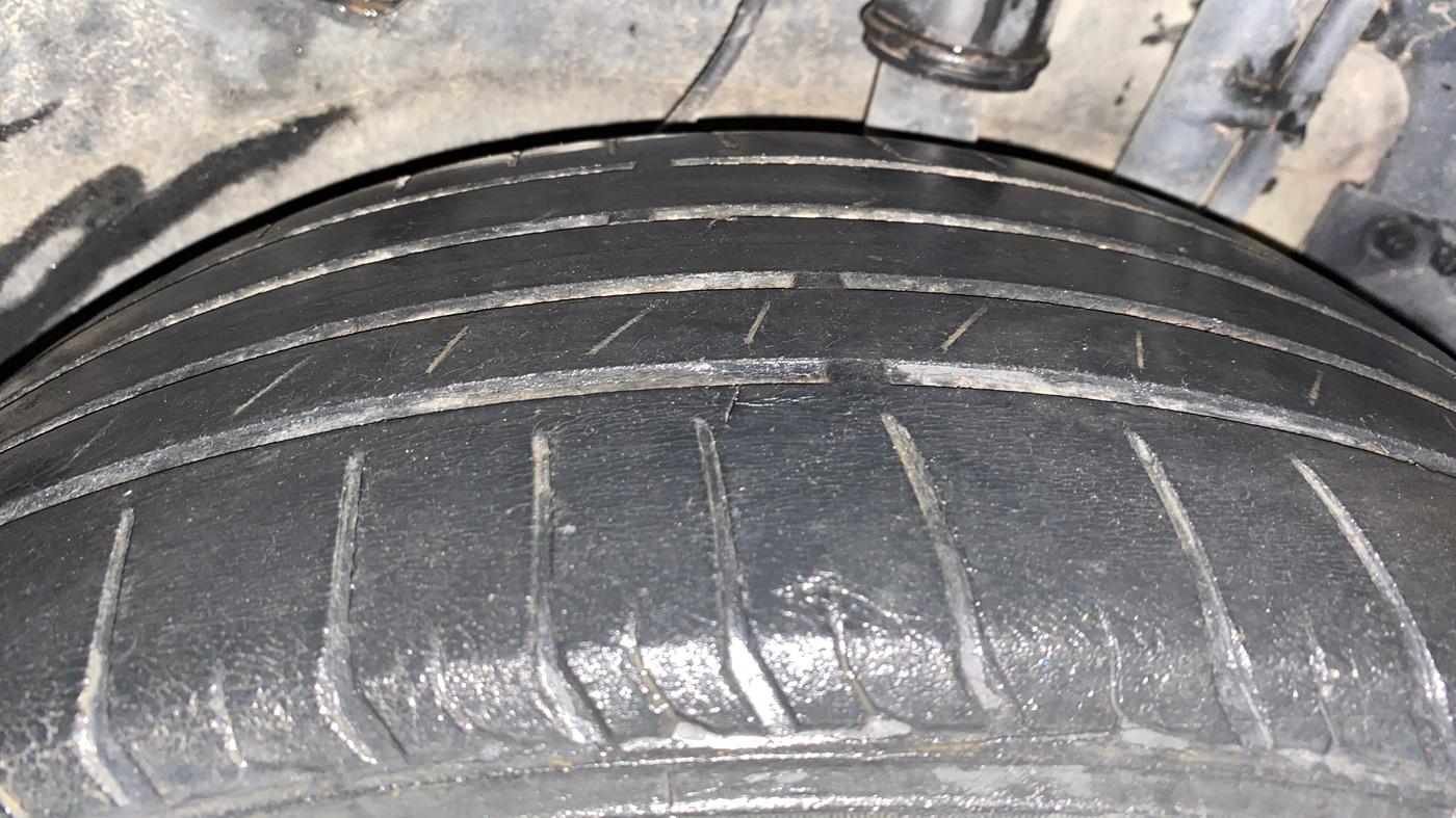 2018 Tata NEXON XZ PLUS PETROL, Petrol, Manual, 54,063 km, Left Rear Tyre Tread