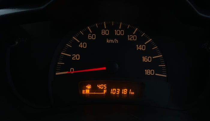 2015 Maruti Celerio VXI, Petrol, Manual, 1,03,178 km, Odometer Image