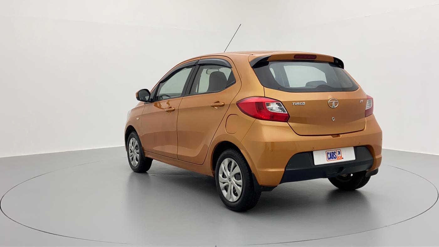 2016 Tata Tiago XT 1.2 REVOTRON, Petrol, Manual, 1,26,689 km, Left Back Diagonal (45- Degree) View