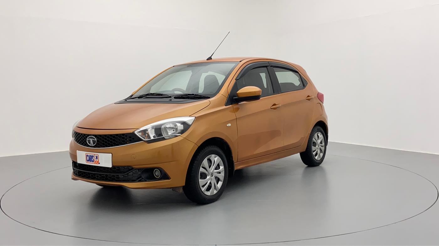 2016 Tata Tiago XT 1.2 REVOTRON, Petrol, Manual, 1,26,689 km, Left Front Diagonal (45- Degree) View