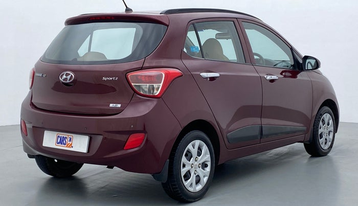 2014 Hyundai Grand i10 SPORTS 1.2 VTVT, Petrol, Manual, 41,654 km, Right Back Diagonal (45- Degree) View