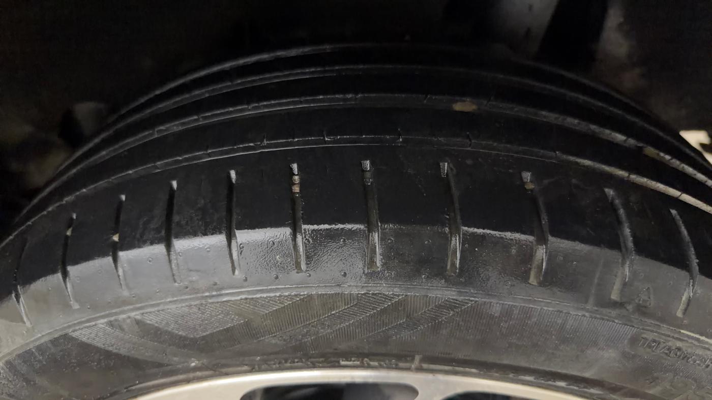 2021 Toyota Glanza G, Petrol, Manual, 54,359 km, Left Rear Tyre Tread