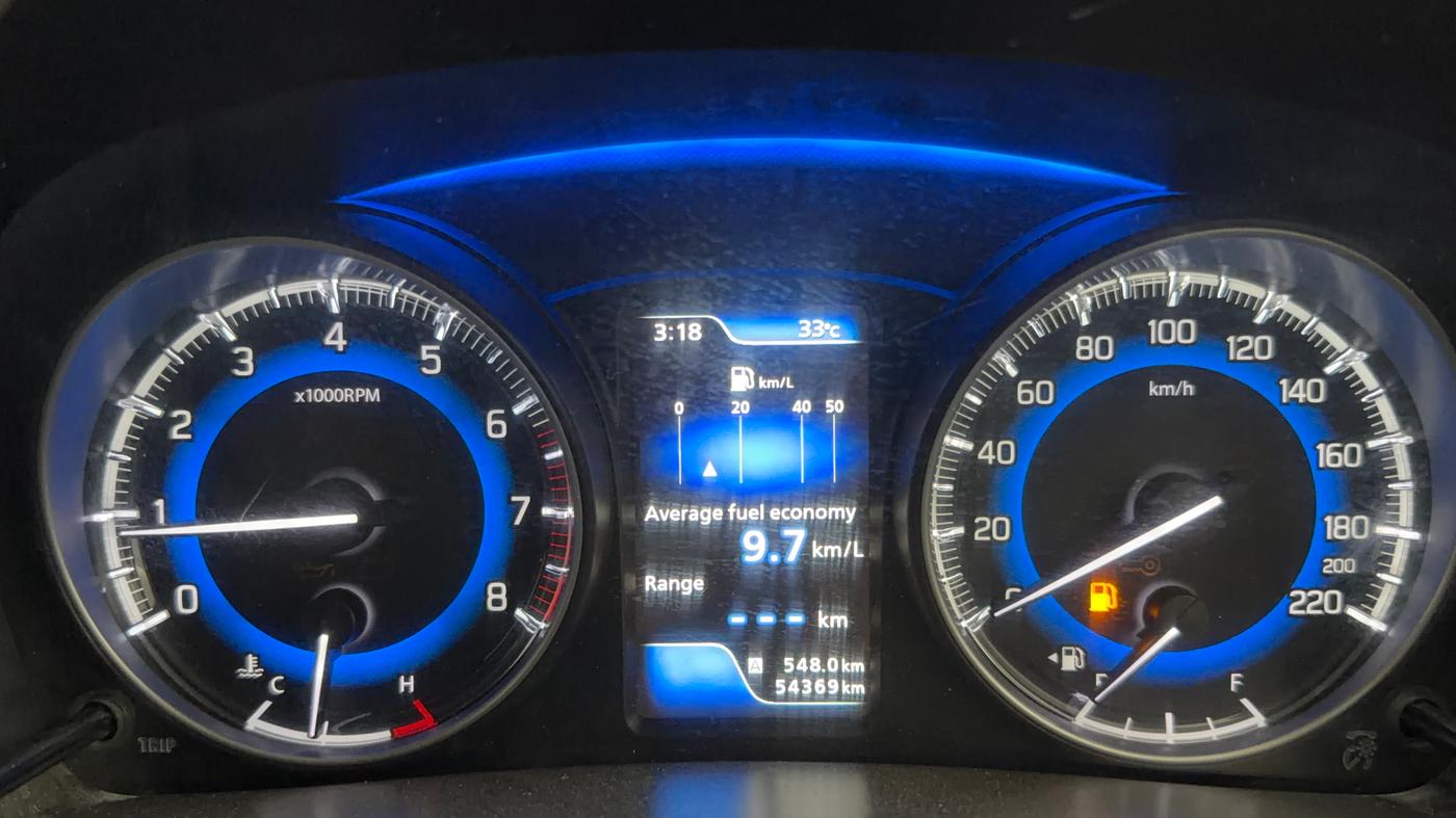 2021 Toyota Glanza G, Petrol, Manual, 54,359 km, Odometer Image