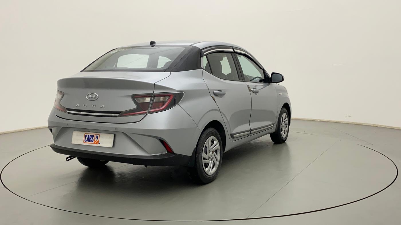 2020 Hyundai AURA S 1.2 CNG, CNG, Manual, 68,025 km, Right Back Diagonal