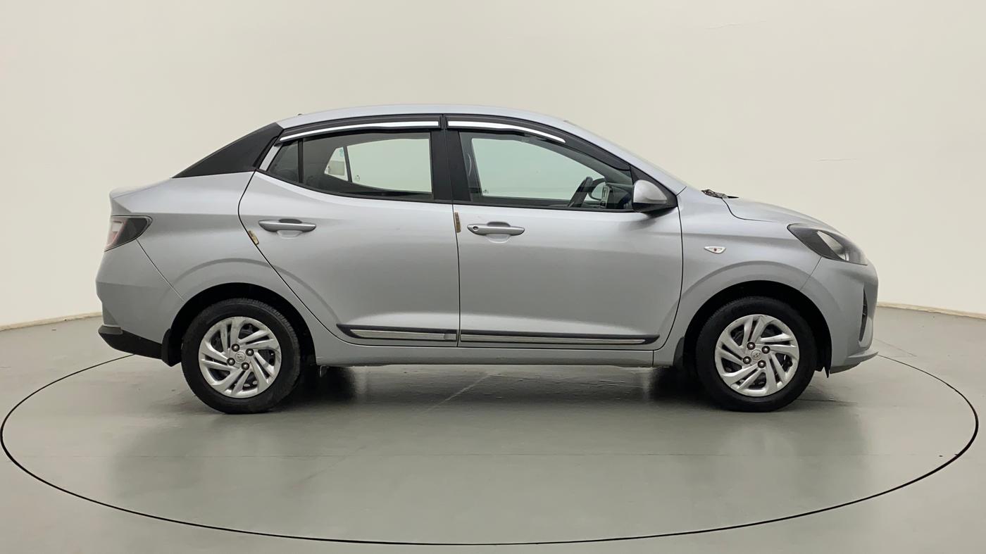 2020 Hyundai AURA S 1.2 CNG, CNG, Manual, 68,025 km, Right Side View