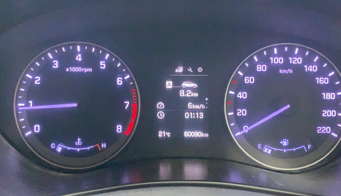 2016 Hyundai Elite i20 ASTA 1.2 (O), Petrol, Manual, 60,081 km, Odometer Image