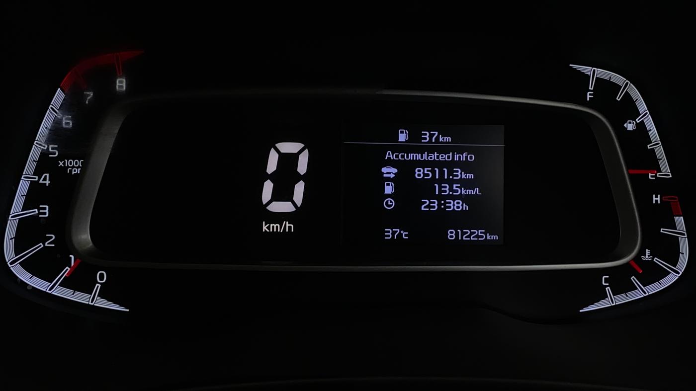 2021 KIA SONET HTK PLUS 1.2, Petrol, Manual, 81,221 km, Odometer Image