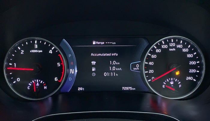 2020 KIA SELTOS 1.5 GTX+ AT, Diesel, Automatic, 73,205 km, Odometer Image