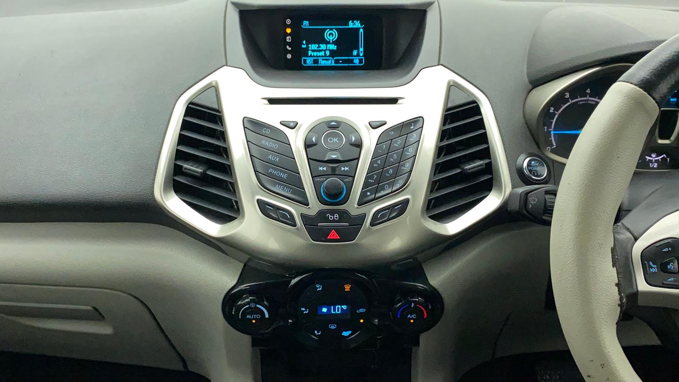 2016 Ford Ecosport TITANIUM 1.5L PETROL AT, Petrol, Automatic, 64,492 km, Air Conditioner