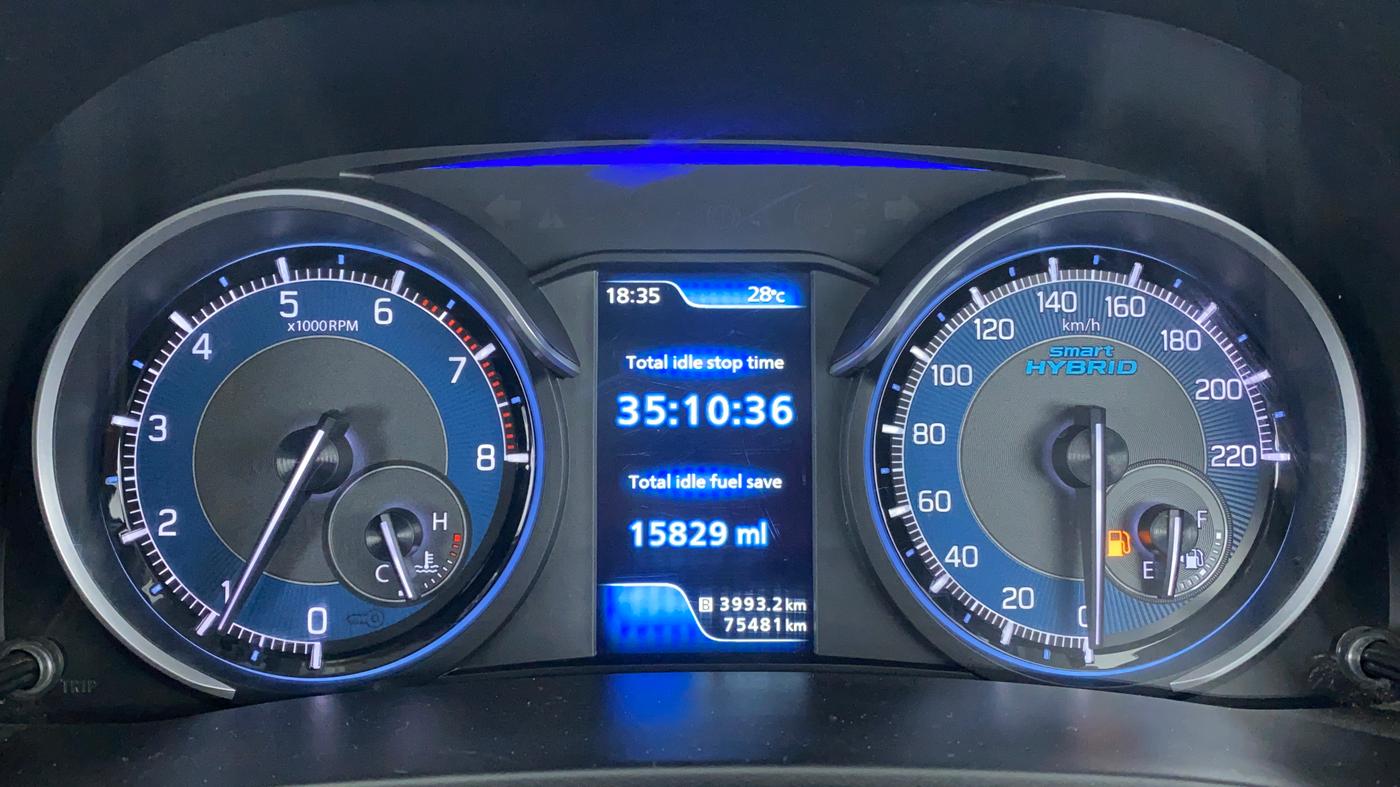 2019 Maruti XL6 ALPHA SHVS  MT, Petrol, Manual, 75,533 km, Odometer Image