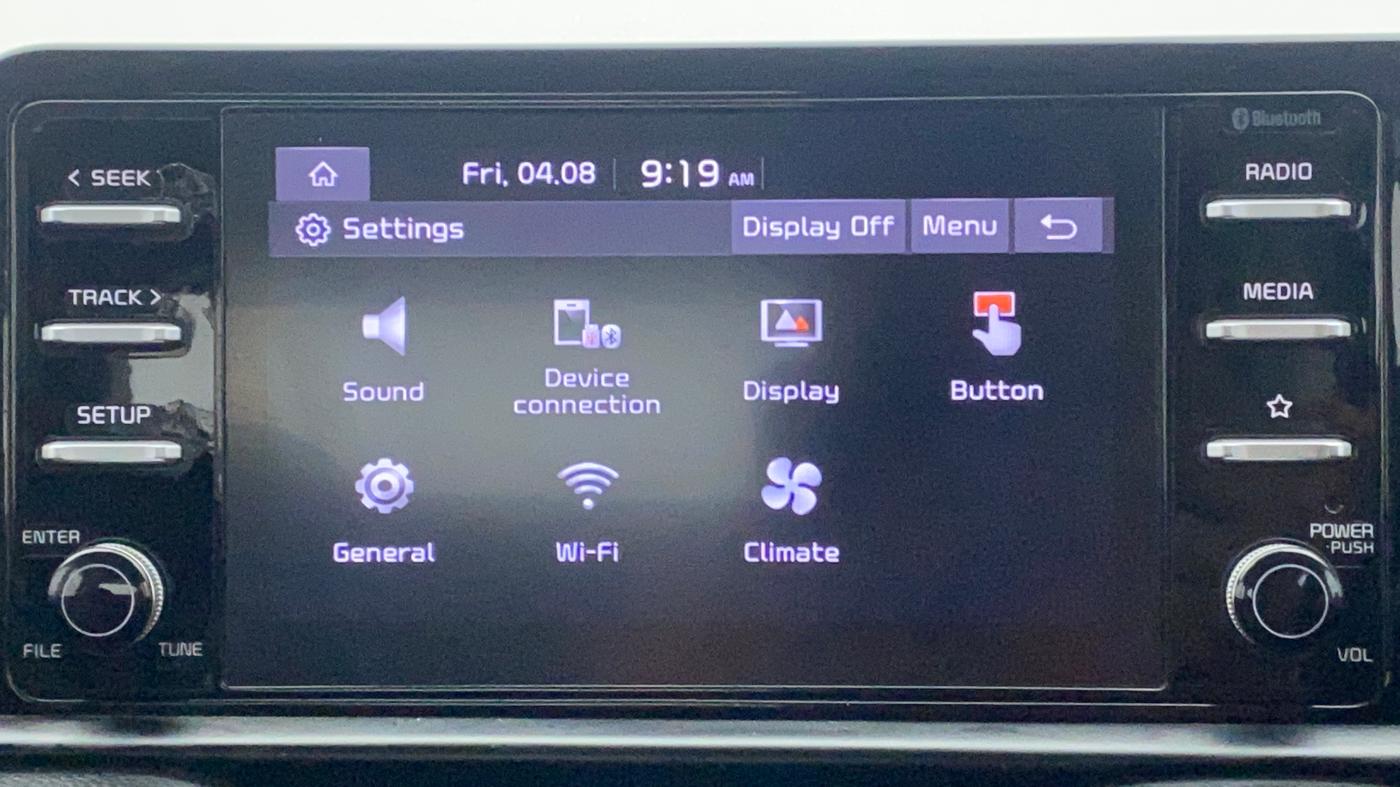 2021 KIA SONET HTK PLUS 1.2, Petrol, Manual, 27,474 km, Infotainment System