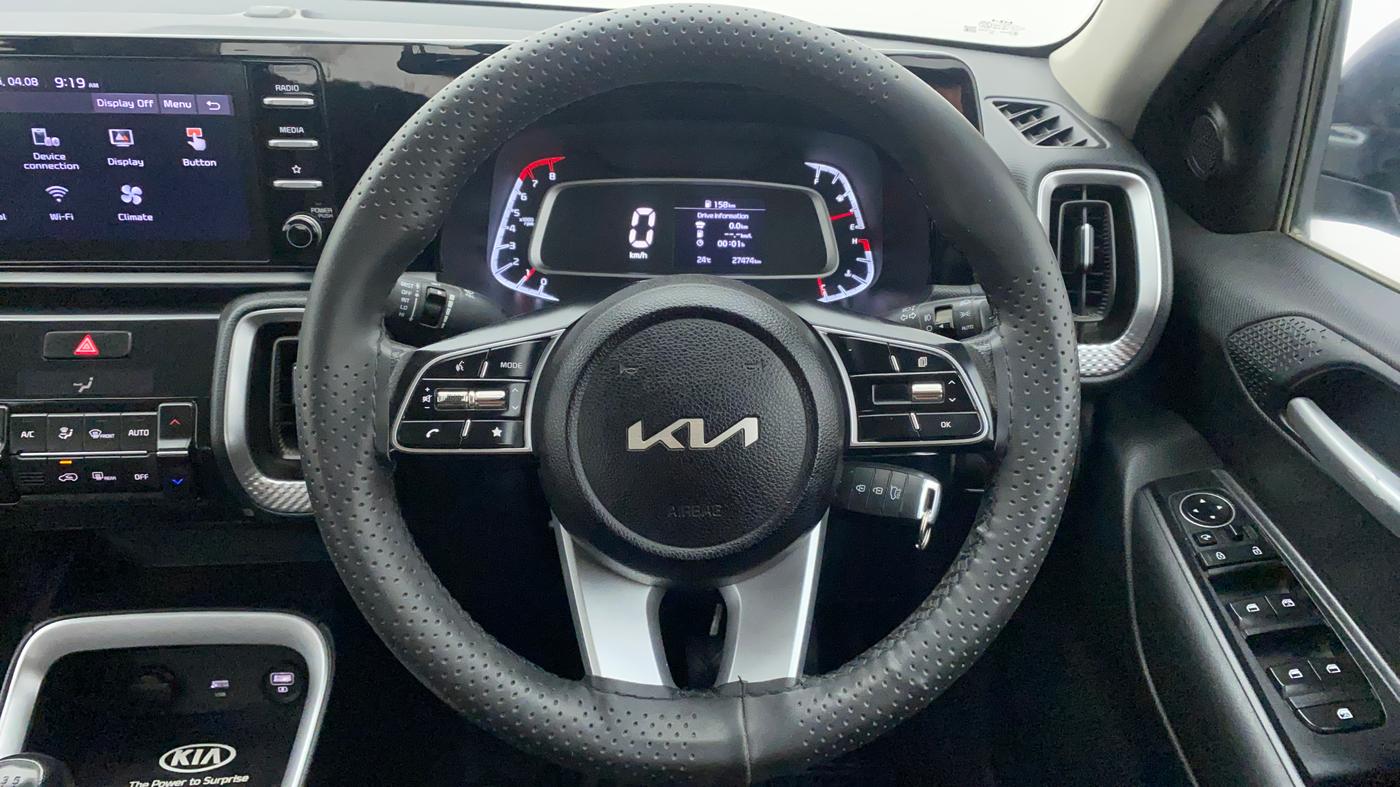 2021 KIA SONET HTK PLUS 1.2, Petrol, Manual, 27,474 km, Steering Wheel Close Up