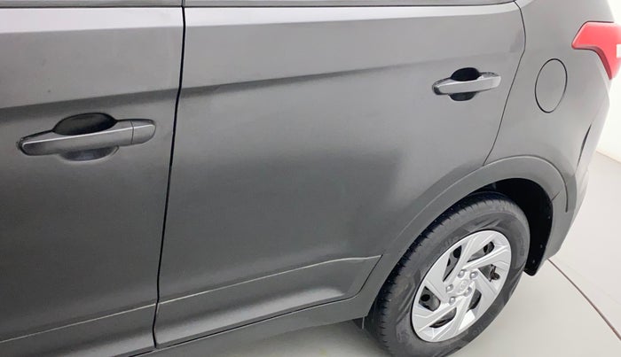 2018 Hyundai Creta E PLUS 1.6 PETROL, Petrol, Manual, 1,14,429 km, Rear left door - Minor scratches