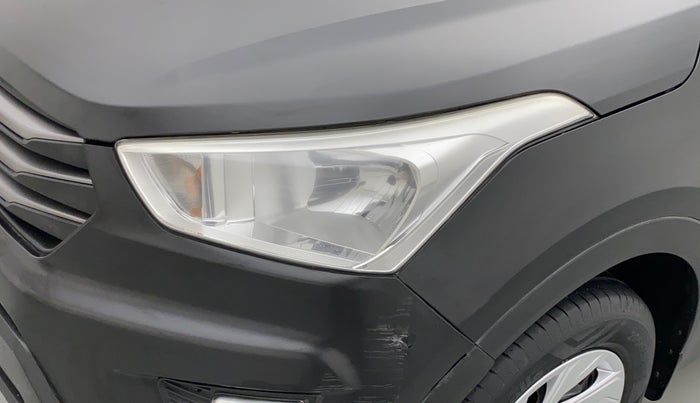 2018 Hyundai Creta E PLUS 1.6 PETROL, Petrol, Manual, 1,14,429 km, Left headlight - Minor scratches