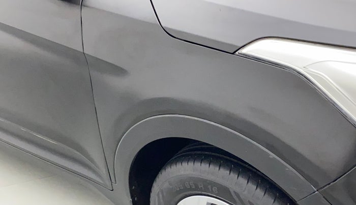 2018 Hyundai Creta E PLUS 1.6 PETROL, Petrol, Manual, 1,14,429 km, Right fender - Slightly dented