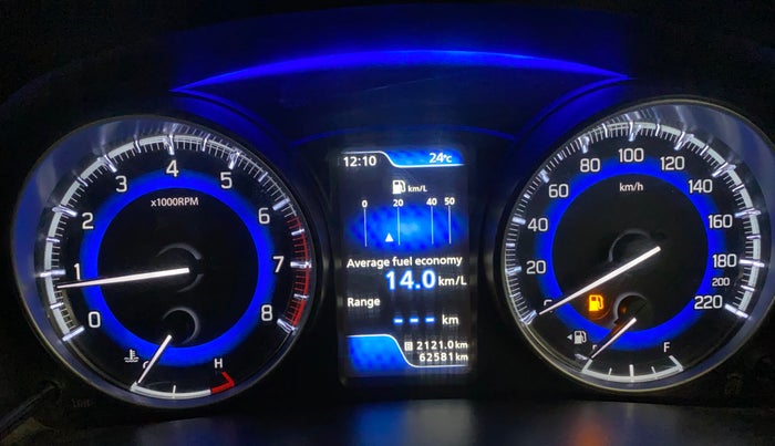 2022 Toyota Glanza G, Petrol, Manual, 62,534 km, Odometer Image