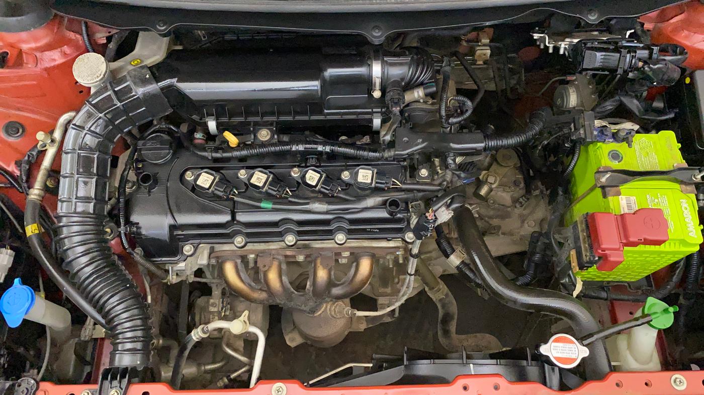 2021 Toyota Glanza G, Petrol, Manual, 62,649 km, Engine View