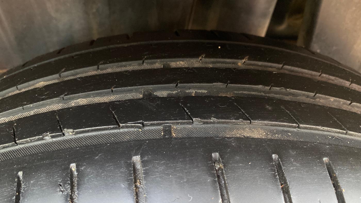 2023 Maruti Baleno DELTA CNG 1.2L, CNG, Manual, 44,748 km, Left Rear Tyre Tread