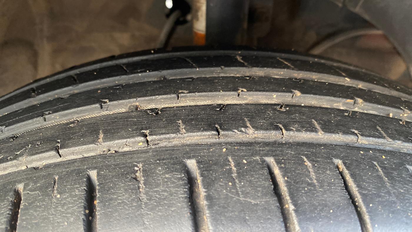 2023 Maruti Baleno DELTA CNG 1.2L, CNG, Manual, 44,748 km, Right Front Tyre Tread