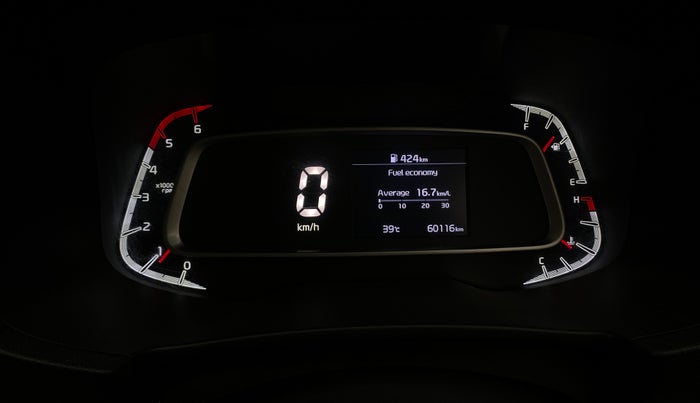 2021 KIA SONET HTX 1.5, Diesel, Manual, 60,113 km, Odometer Image