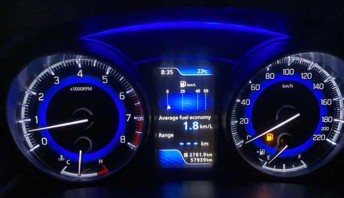 2019 Maruti Baleno ZETA PETROL 1.2, Petrol, Manual, 57,885 km, Odometer Image