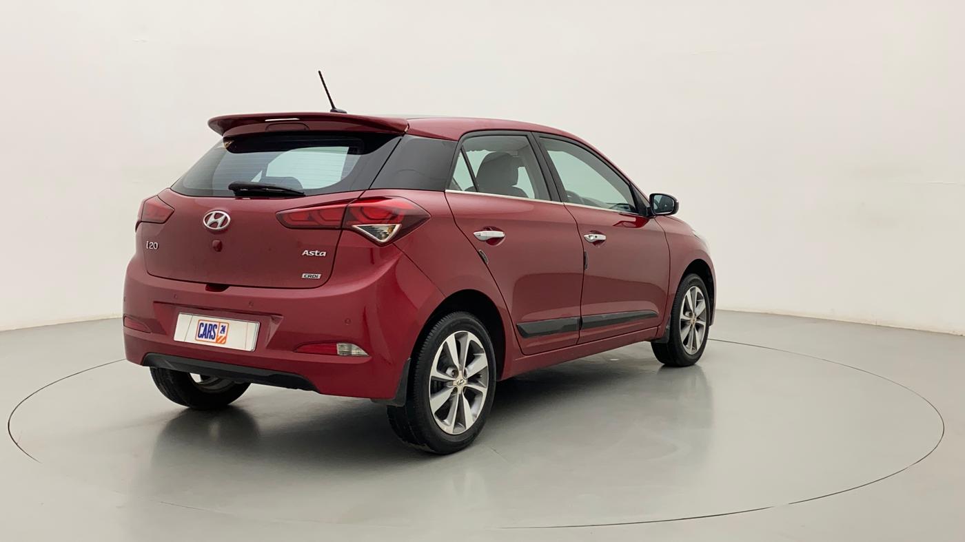 2017 Hyundai Elite i20 ASTA 1.4 CRDI, Diesel, Manual, 70,639 km, Right Back Diagonal