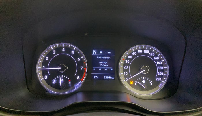 2020 Hyundai VENUE SX 1.0 (O) TURBO IMT, Petrol, Manual, 21,853 km, Odometer Image