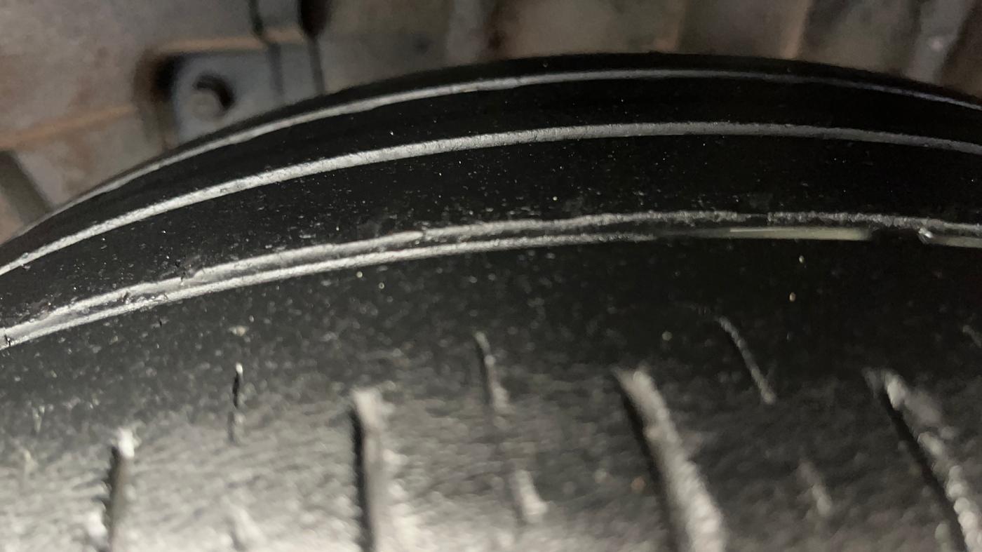 2021 Tata TIGOR XZA PLUS PETROL, Petrol, Automatic, 48,210 km, Left Rear Tyre Tread