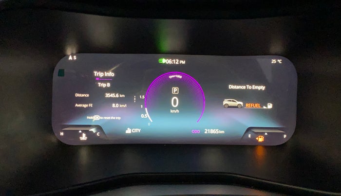 2024 Tata NEXON Fearless 1.2 Revotron 7DCA Dark Edition, Petrol, Automatic, 21,861 km, Odometer Image