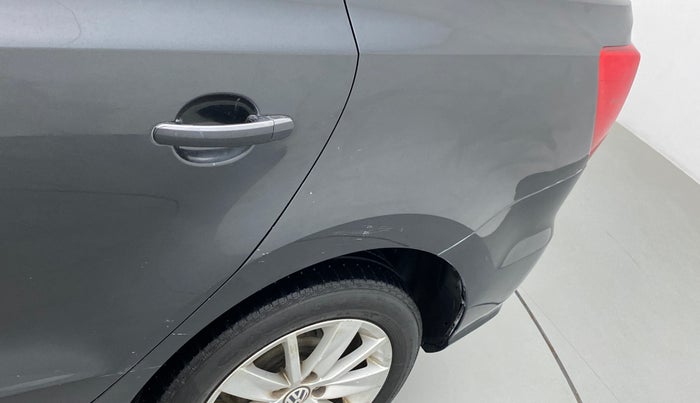 2016 Volkswagen Ameo HIGHLINE1.5L, Diesel, Manual, 1,09,668 km, Left quarter panel - Minor scratches
