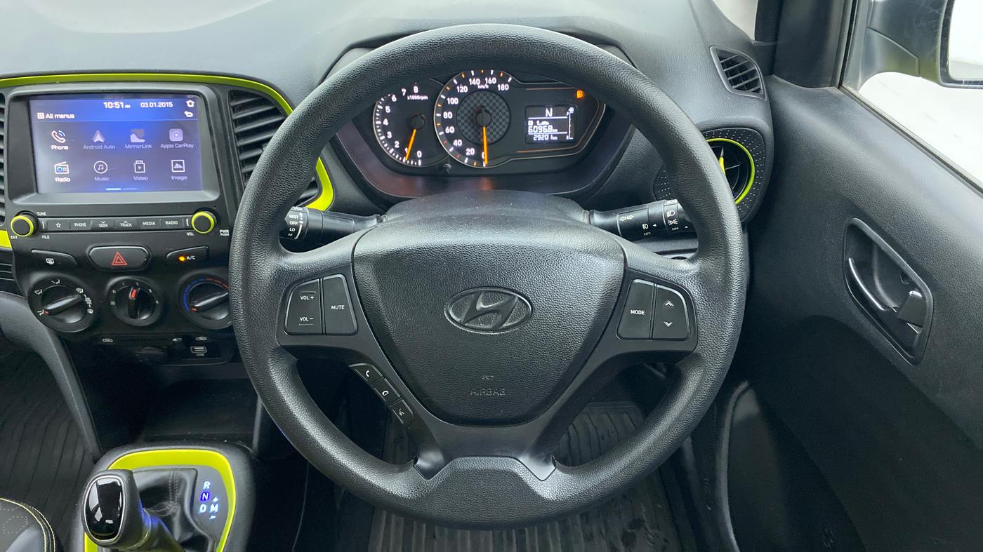2019 Hyundai NEW SANTRO SPORTZ AMT, Petrol, Automatic, 29,200 km, Steering Wheel Close Up