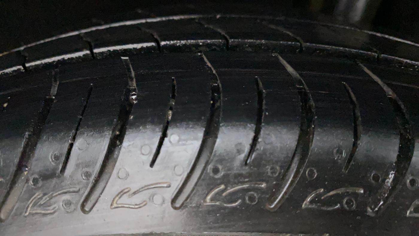 2021 Maruti Baleno DELTA CVT PETROL 1.2, Petrol, Automatic, 28,273 km, Left Rear Tyre Tread