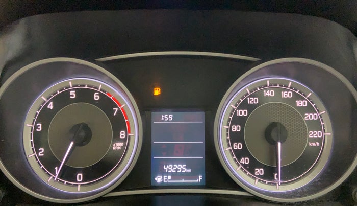 2020 Maruti Dzire VXI, Petrol, Manual, 49,295 km, Odometer Image