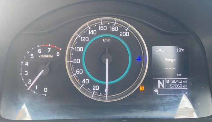 2020 Maruti IGNIS ZETA 1.2 AMT, Petrol, Automatic, 57,618 km, Odometer Image