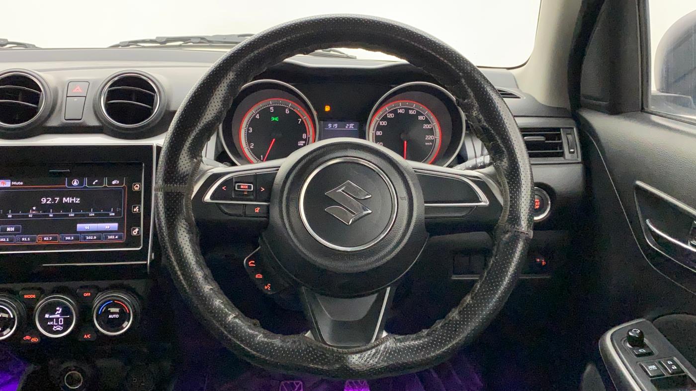 2019 Maruti Swift ZXI PLUS, Petrol, Manual, 52,467 km, Steering Wheel Close Up