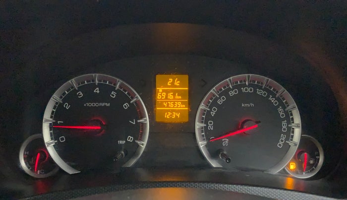 2015 Maruti Swift ZXI, Petrol, Manual, 47,908 km, Odometer Image