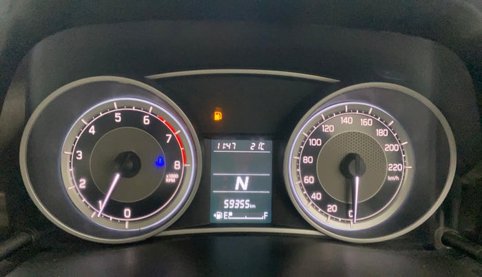 2019 Maruti Dzire ZXI PLUS AMT, Petrol, Automatic, 59,320 km, Odometer Image