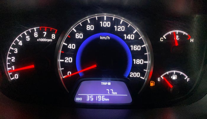 2016 Hyundai Grand i10 SPORTZ 1.2 KAPPA VTVT, Petrol, Manual, 35,189 km, Odometer Image