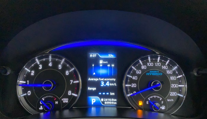 2018 Maruti Ciaz ALPHA  AT 1.5 SHVS PETROL, Petrol, Automatic, 60,904 km, Odometer Image
