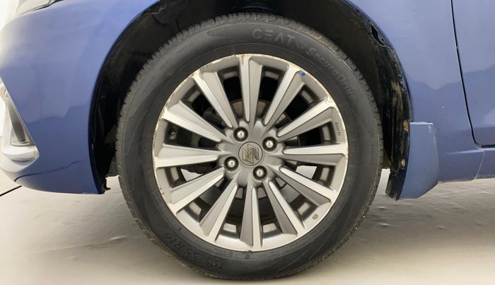 2018 Maruti Ciaz ALPHA  AT 1.5 SHVS PETROL, Petrol, Automatic, 60,904 km, Left Front Wheel