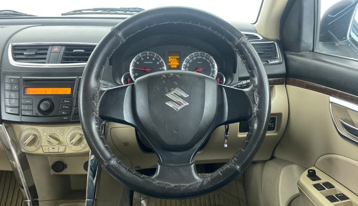 2013 Maruti Swift Dzire VXI, Petrol, Manual, 57,434 km, Steering Wheel Close Up