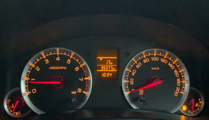 2016 Maruti Swift VXI, Petrol, Manual, 95,377 km, Odometer Image