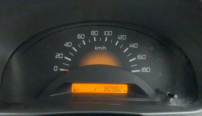 2010 Maruti Wagon R 1.0 LXI, Petrol, Manual, 80,982 km, Odometer Image