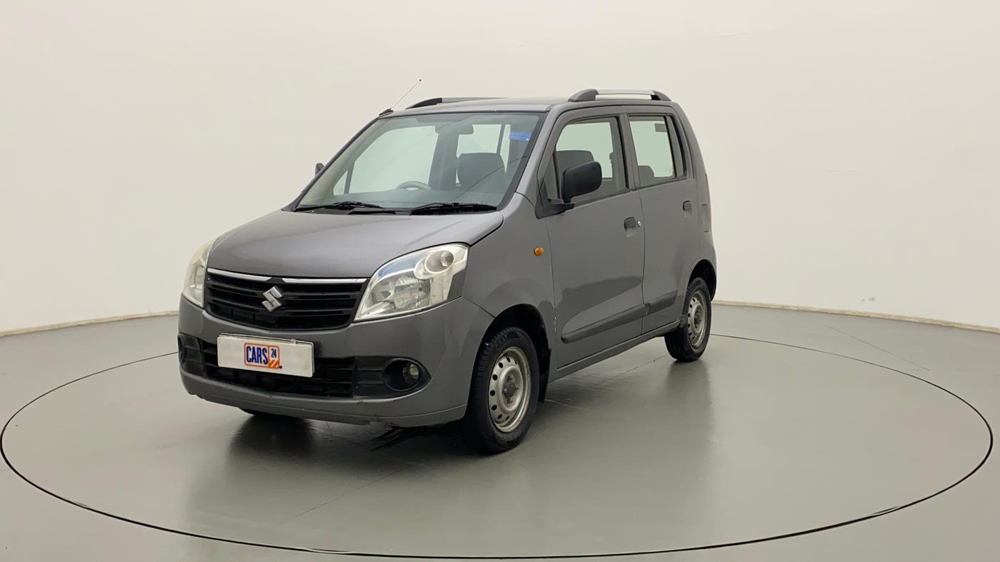2010 Maruti Wagon R 1.0 LXI, Petrol, Manual, 80,982 km, Left Front Diagonal